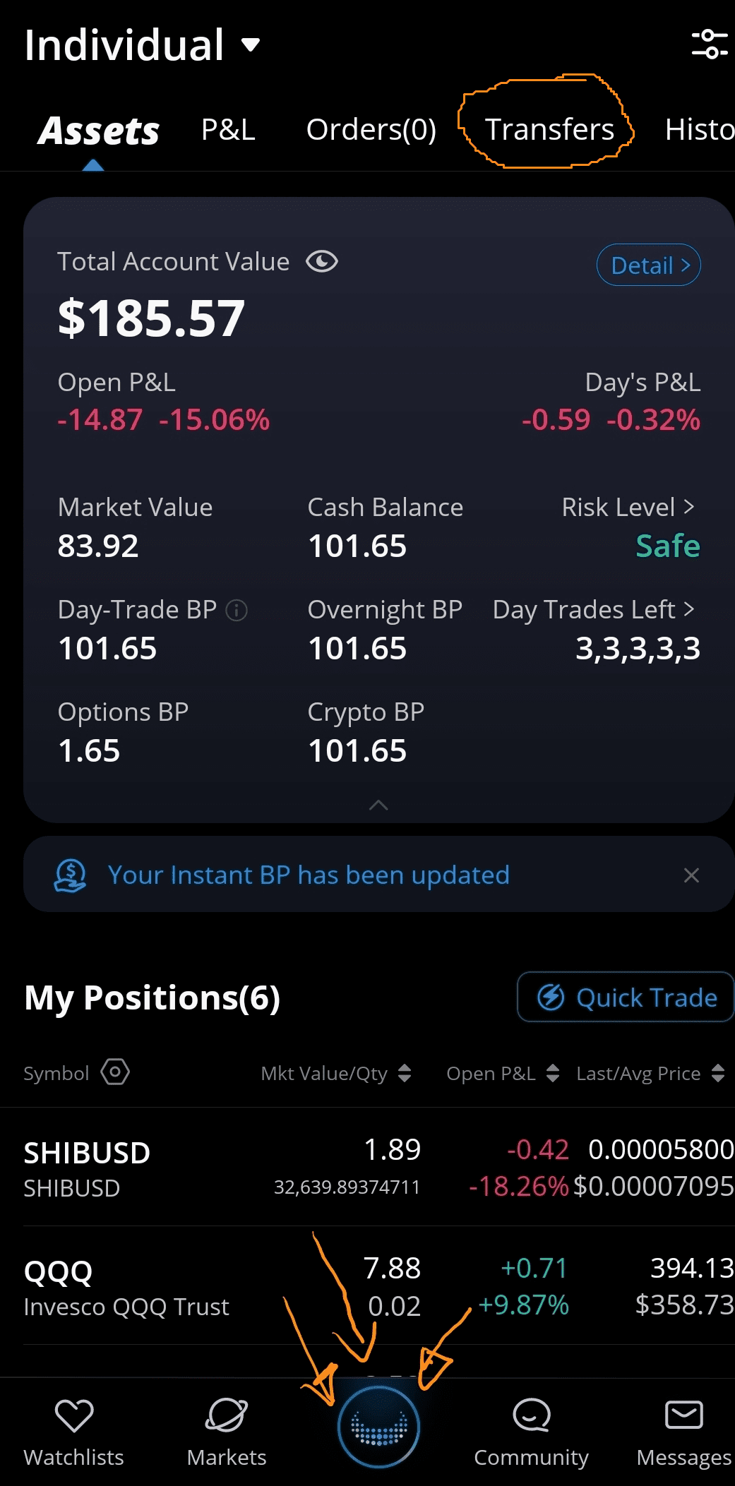 Webull Cash Account